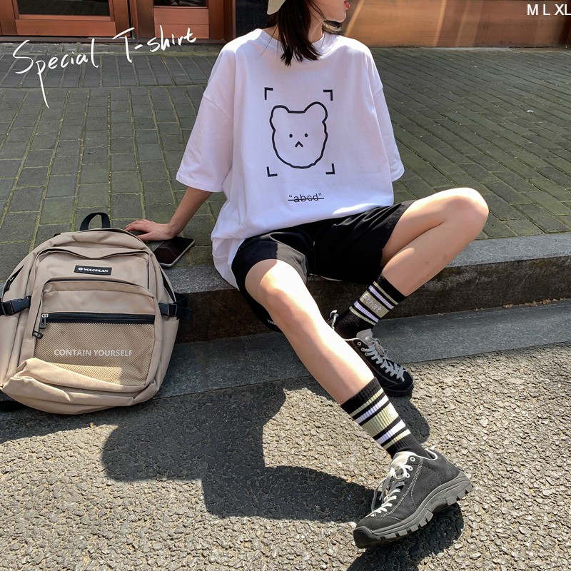 Áo thun tay lỡ  abcd  phông Unisex nam nữ tee oversize form rộng pull Ulzzang Streetwear Hàn Quốc vải mềm