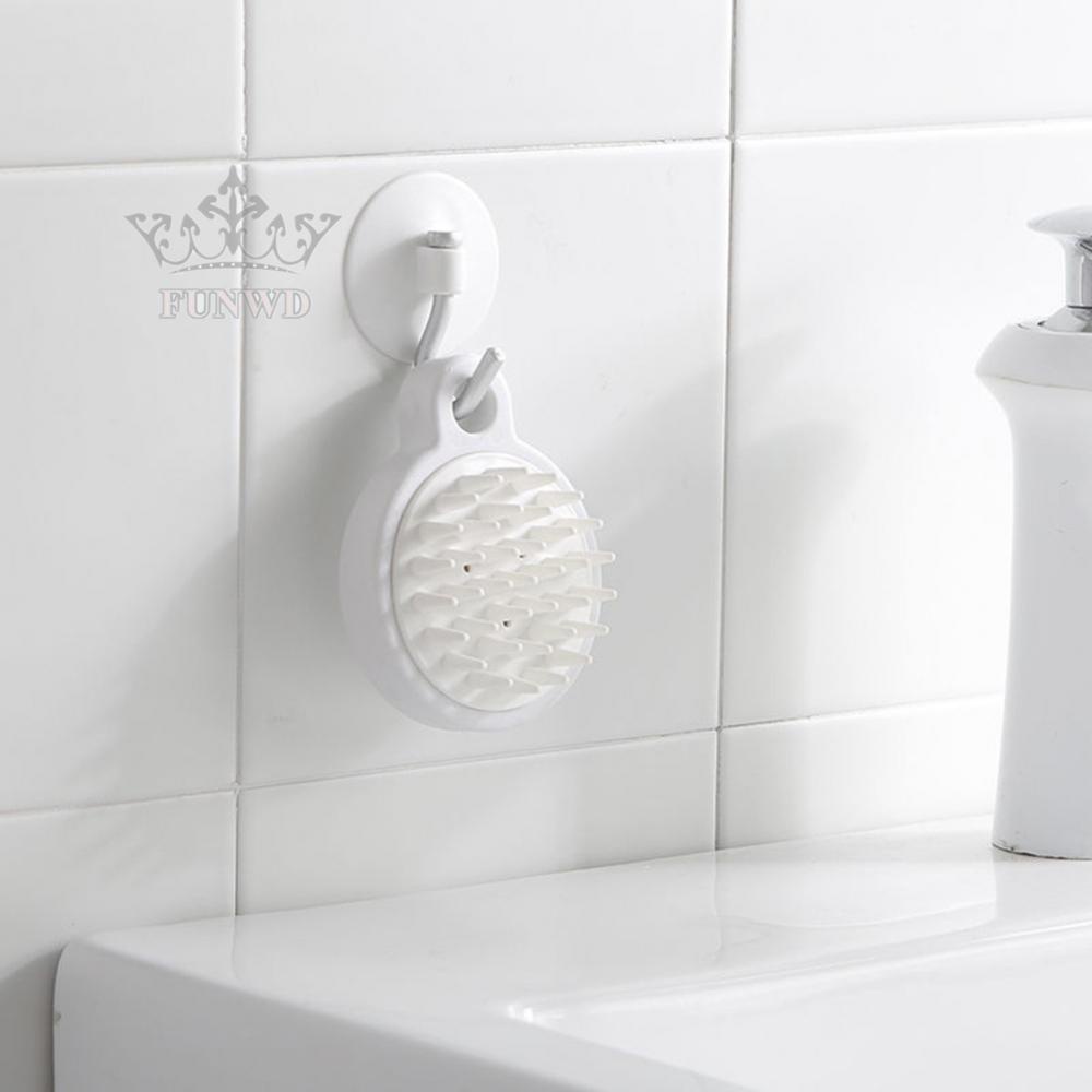 【FUNWD】Shampoo Brush Itching Artifact Portable Round Silicone Universal Adult