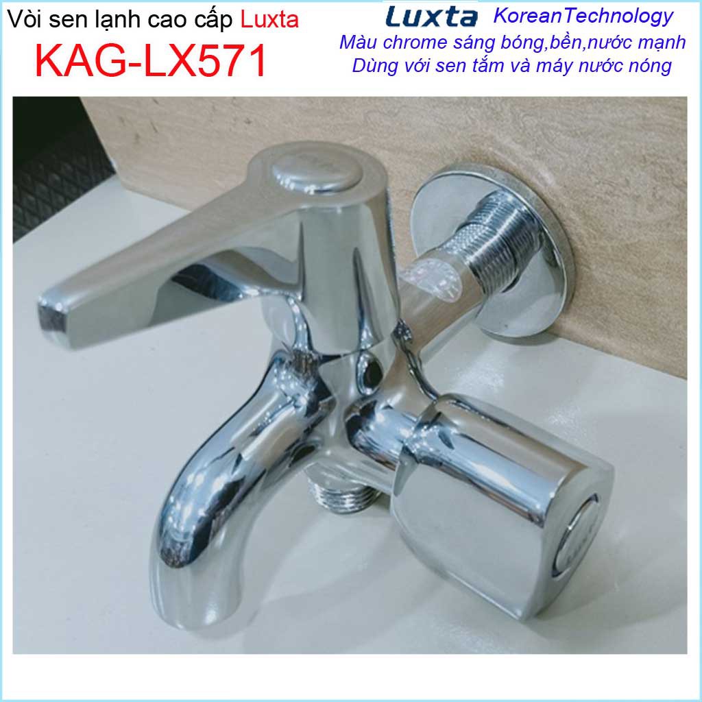 Vòi sen tắm lạnh gắn tường, Củ sen lạnh, van vòi sen lạnh Luxta KAG-LX571-LX572-LX573-LX574