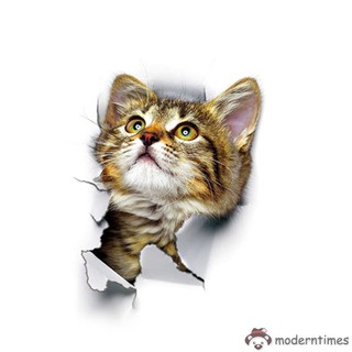 Miếng Dán Trang Trí Hình Mèo 3d Đáng Yêu