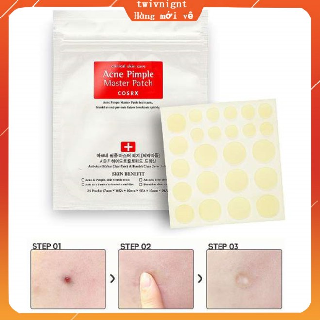Tấm 24 miếng dán chăm sóc da mụn chất lượng cao | BigBuy360 - bigbuy360.vn