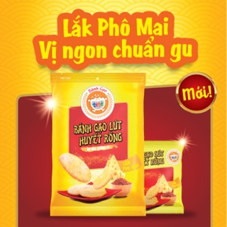 BÁNH GẠO LỨT HUYẾT RỒNG LẮK PHÔ MAI GÓI 120g
