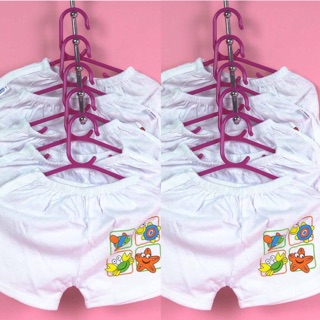 Set 10 quần đùi bosini màu trắng cho bé