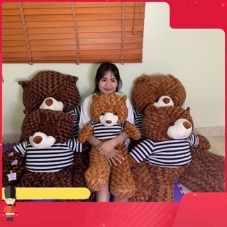 Gấu bông teddy 0,95m-1m1-1m3 gấu bông to, gối ôm hình thú teddy nâu bự khổng lồ siêu đáng yêu - gb06