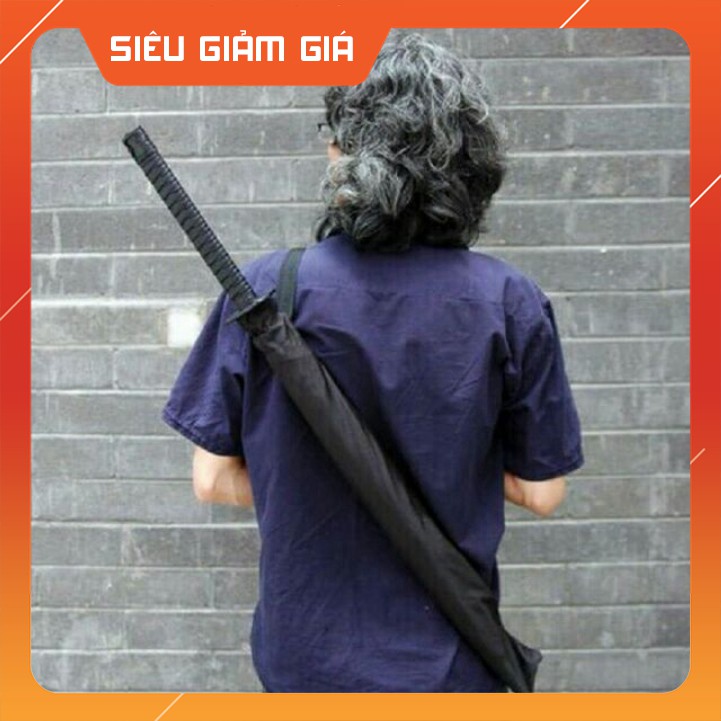 Ô dù che mưa Katana cán giả kiếm Nhật - 16 nan - 24 nan - Đồ câu Ngọc Hải