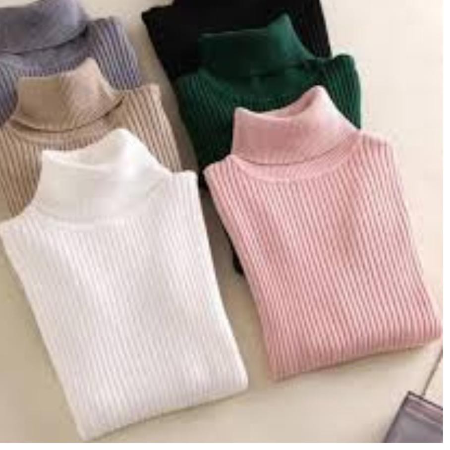 Mới Áo Sweater Dệt Kim Dáng Dài / Dài In Họa Tiết Hoa Cúc / Rùa Dễ Thương Cho Nữ