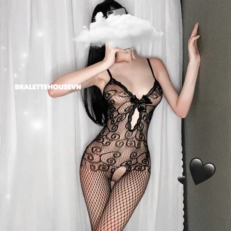Tất body co giãn tốt Exotic Bodystock Bralettehousevn