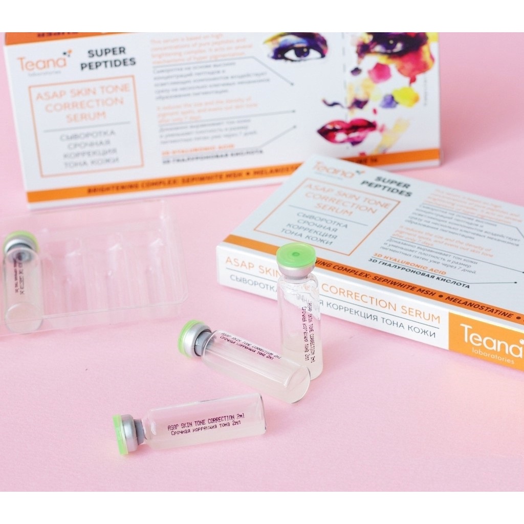 Serum Teana Super Peptides ASAP mờ thâm nám, đều màu da, giảm đốm đồi mồi