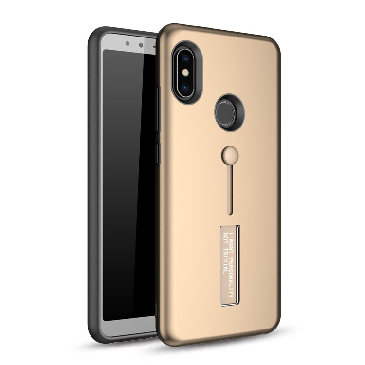 Ốp lưng chất liệu TPU cứng thiết kế màu trơn có dây đeo tay tiện lợi cho Xiaomi redmi Note 5 Pro Note 6 Pro note 4X A1