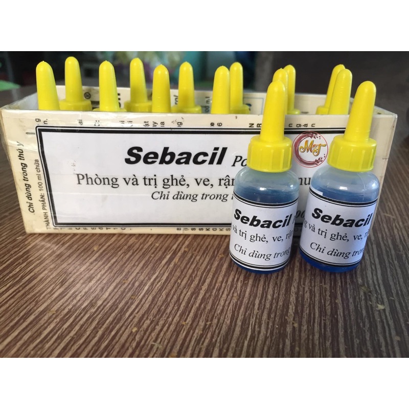 Sebacil® Pour-on - Chấm dứt GHẺ, VE, RẬN cứng đầu trên vật nuôi.