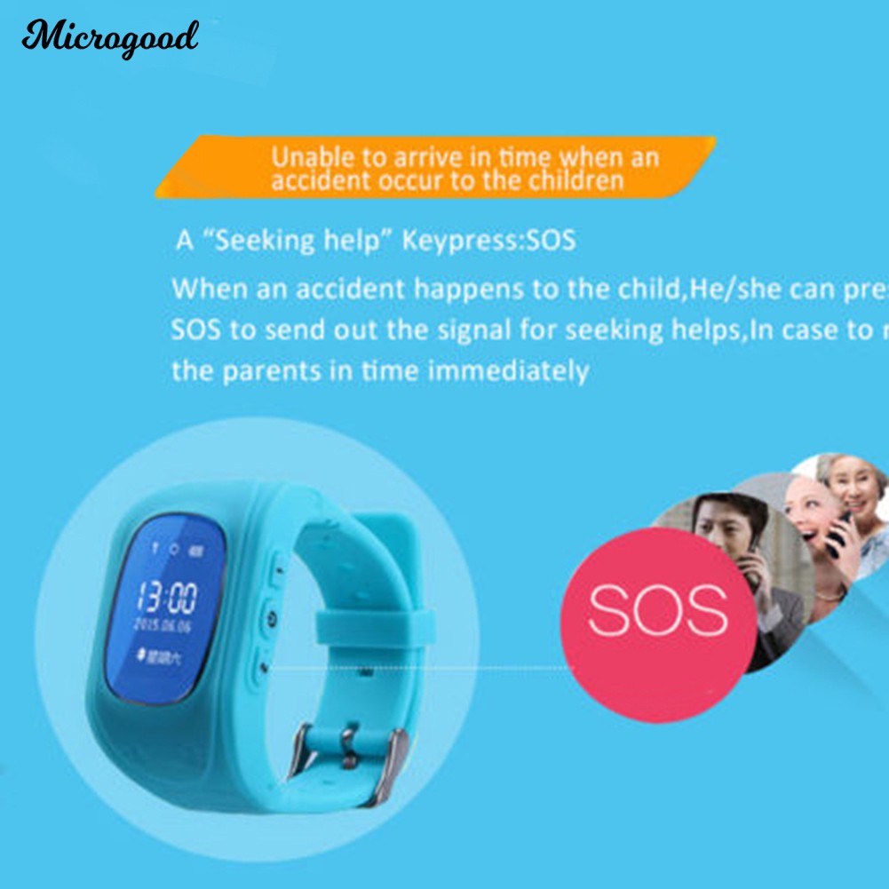 ⌚⌚Kids Anti-Lost Smart Watch GBS LBS Locating Tracker SOS Call