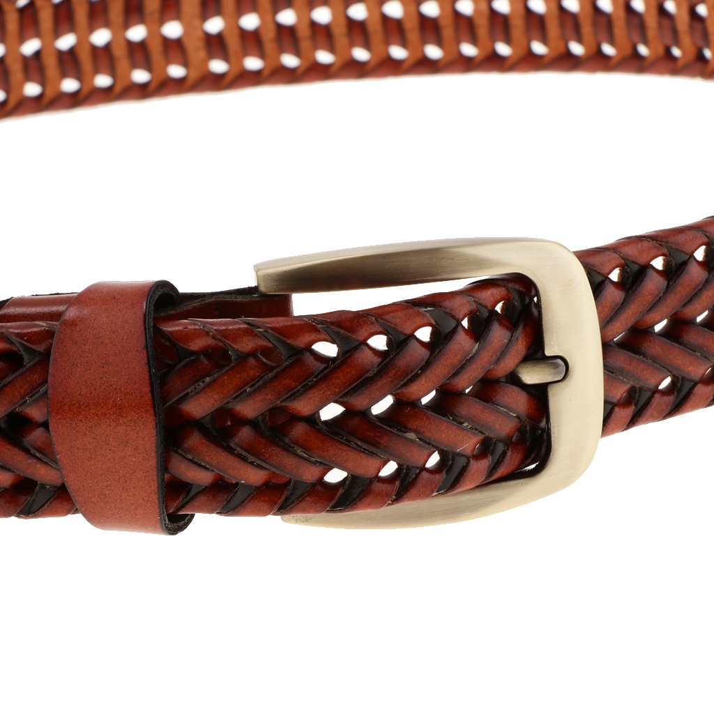 Dây Thắt Lưng Bện Co Giãn Khóa Kim Loại Gemgem Loey lzdhuiz3 Cho Nam Nữ