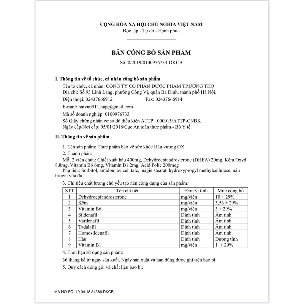 Hàu Vương OX Tăng Cường Sức Khỏe Sinh Lý Nam Giới Hiệu Quả | BigBuy360 - bigbuy360.vn