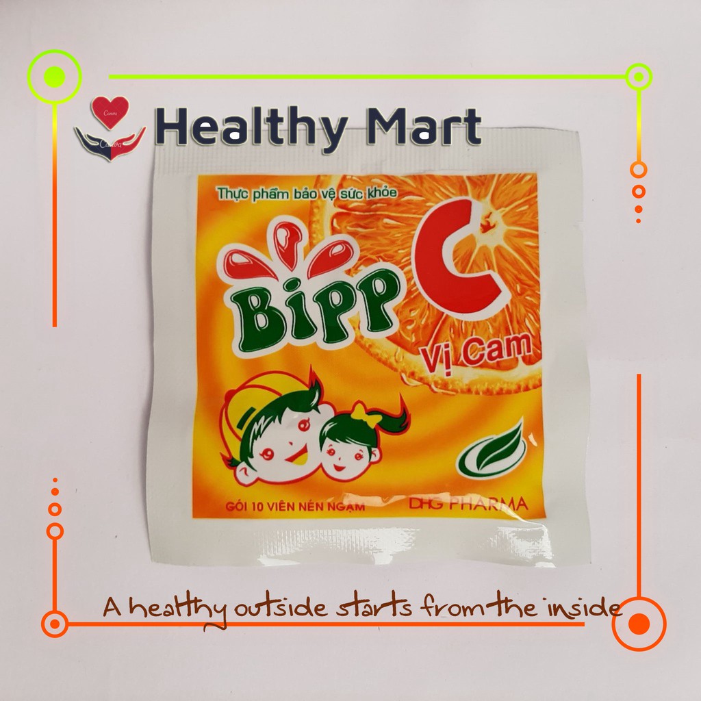 ✔️️️ Kẹo ngậm Bipp C (Hộp 35 gói) ăn là mê
