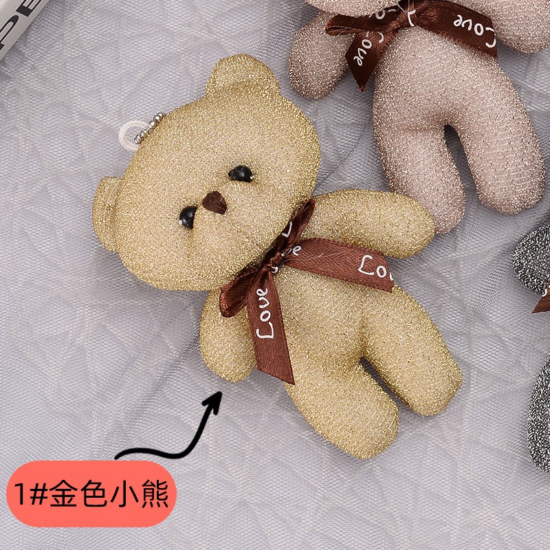 Móc khóa gấu bông treo Balo nhiều hình cute