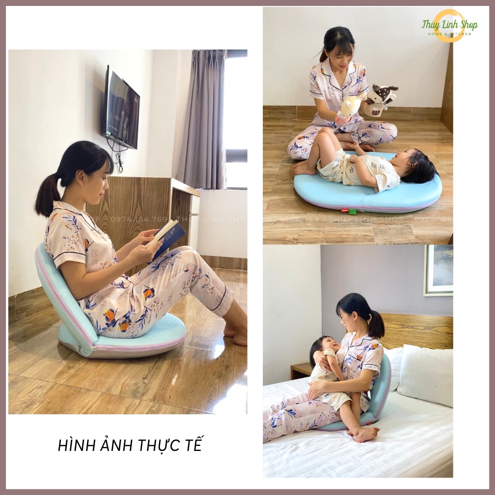 GHẾ BỆT TỰA LƯNG NGỒI BỆT - GHẾ LƯỜI TỰA BỆT - 5 CẤP ĐỘ ĐIỀU CHỈNH - CÓ THỂ GẤP PHẲNG GỌN - CHÍNH HÃNG CAO CẤP BABITA