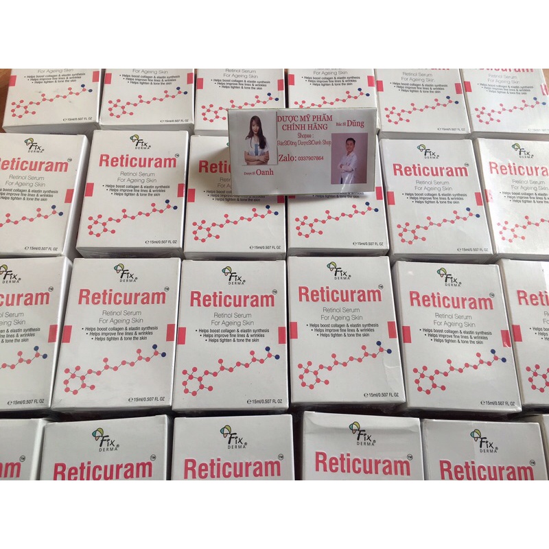 Serum Retinol Trẻ Hoá Da , Phù Hợp Cả Da Nhạy Cảm Fixderma Reticuram 15ml