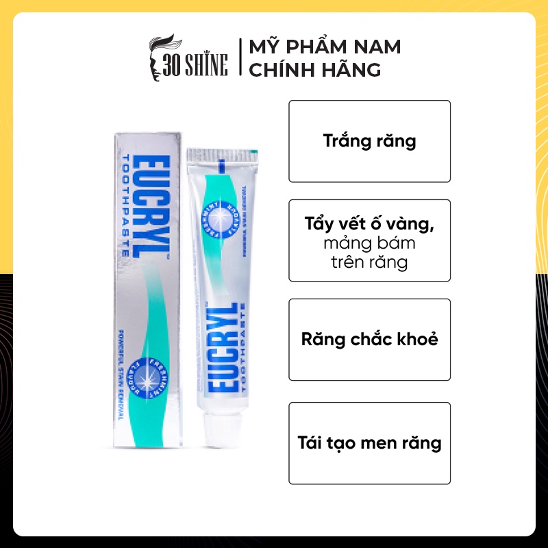 Kem đánh răng tẩy trắng Eucryl Toothpaste