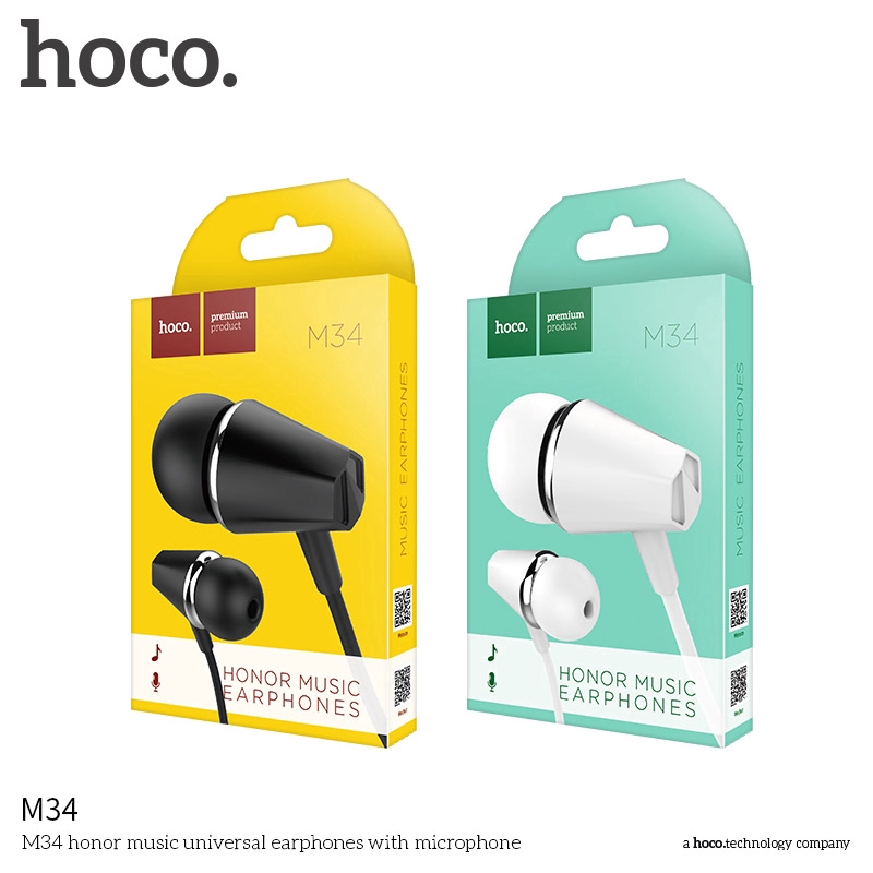 Tai Nghe hoco. M34 Chất Lượng Cao Giắc Cắm 3.5mm Dài 1.2m