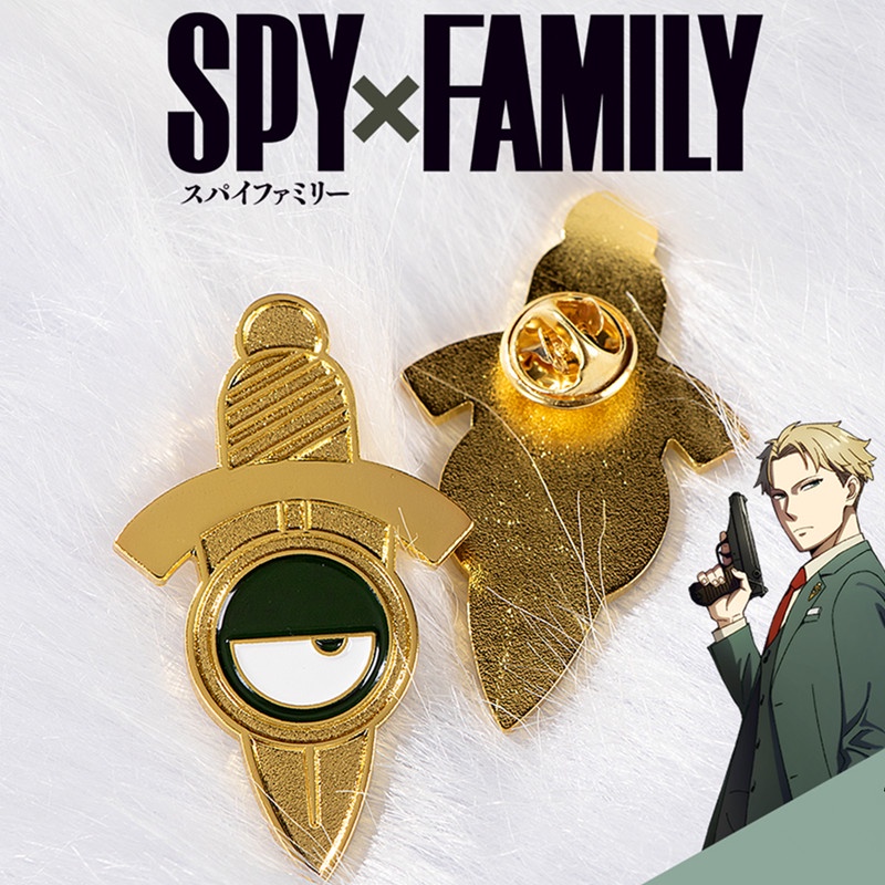 Ghim Cài Áo Kim Loại Hình Nhân Vật Hoạt Hình Spy X Family Thời Trang