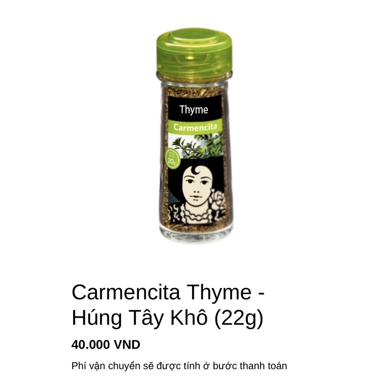 Húng Tây khô 22gr