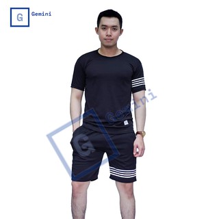 Đồ thể thao nam nữ Gemini bộ quần áo thể thao nam tập gym chất vải thun co giãn (Nhiều màu)
