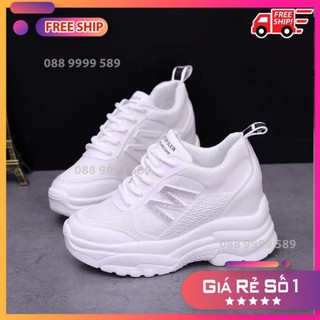 Giầy thể thao nữ độn đế chữ M (ảnh thật + video)