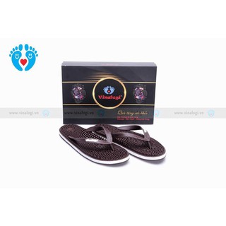 Dép massage cao cấp vinalogi Nâu