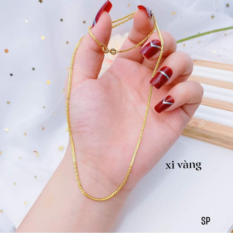 DÂY CHUYỀN XÙ BẠC XI VÀNG