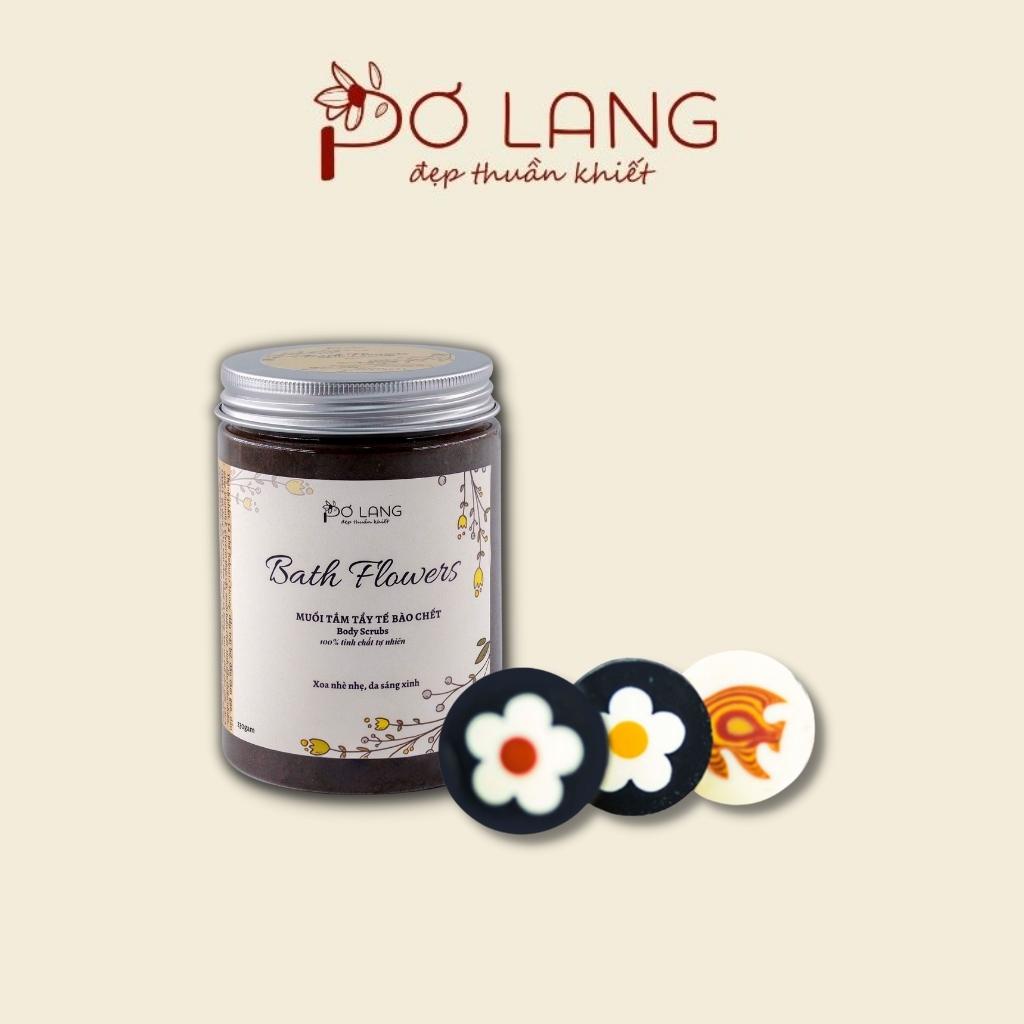 Xà bông và muối tắm Pơ Lang chăm sóc da body 350gr