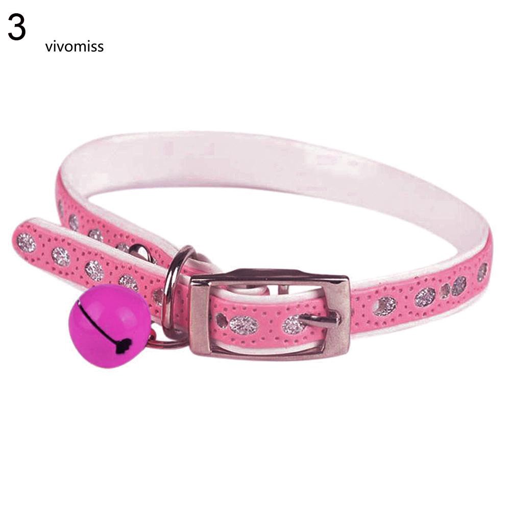 Vòng cổ da có chuông cho thú cưng
