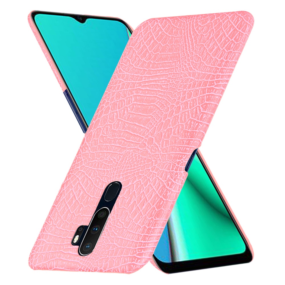 Ốp Điện Thoại Nhựa Cứng Giả Da Cá Sấu Thời Trang Cho OPPO A1 A1k A3s A5s A7 A5 A9 2020 AX5 AX7