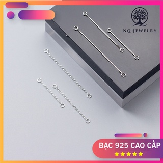 Charm bạc dây xích trang trí