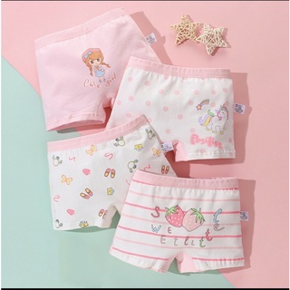 Set 4 quần chip/ quần con cho bé gái