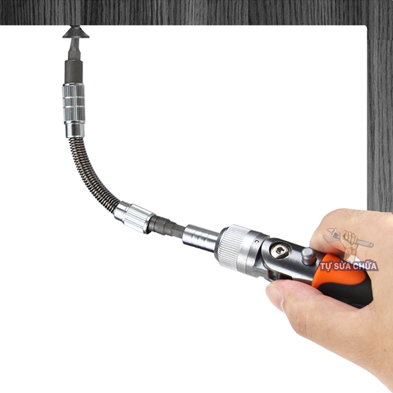 Bộ tô vít 38 chi tiết có tô vít quay 180 độ, tay vặn bánh cóc 35 mũi vít các loại hàng cao cấp