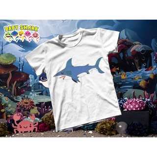Áo thun Cotton Unisex - Movie - Baby Shark - Mami shark