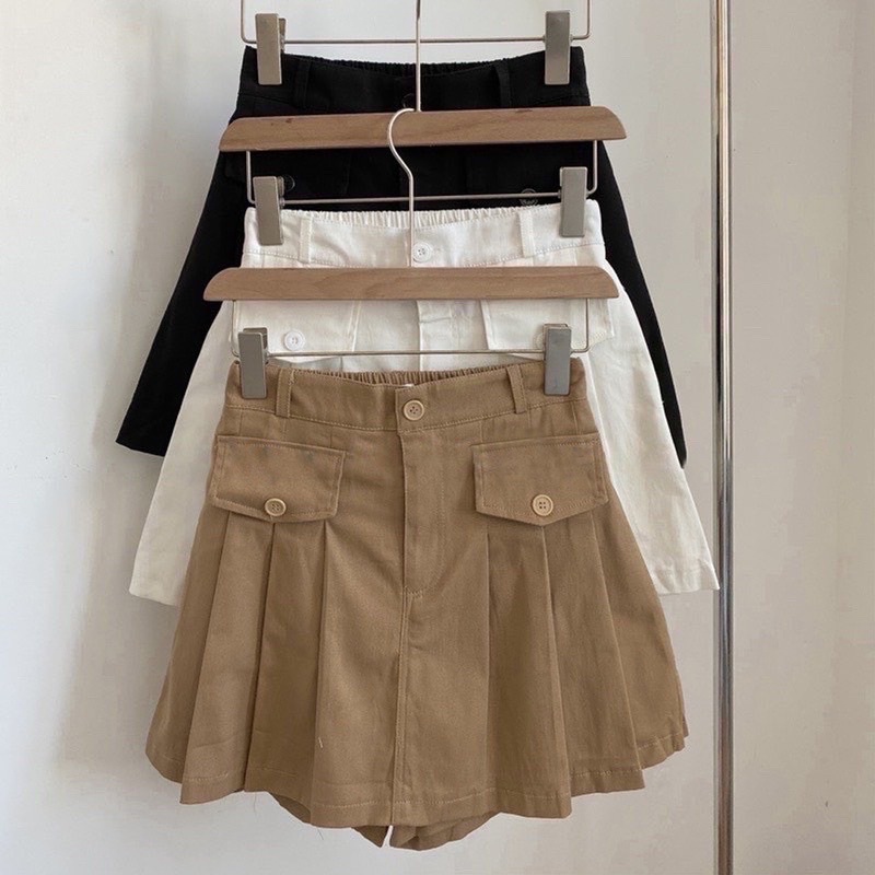 Chân Váy Kaki Túi Hương Quỳnh Bigsize (có quần bảo hộ)
