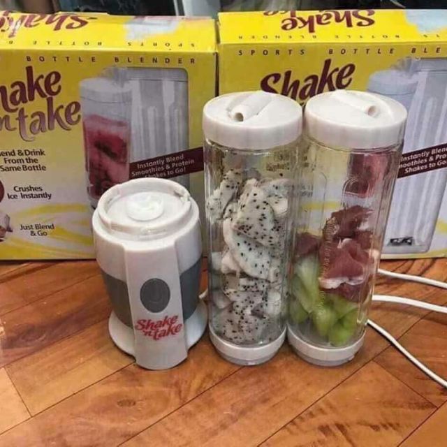 MÁY XAY SINH TỐ SHAKE N TAKE ( 2 CỐI)