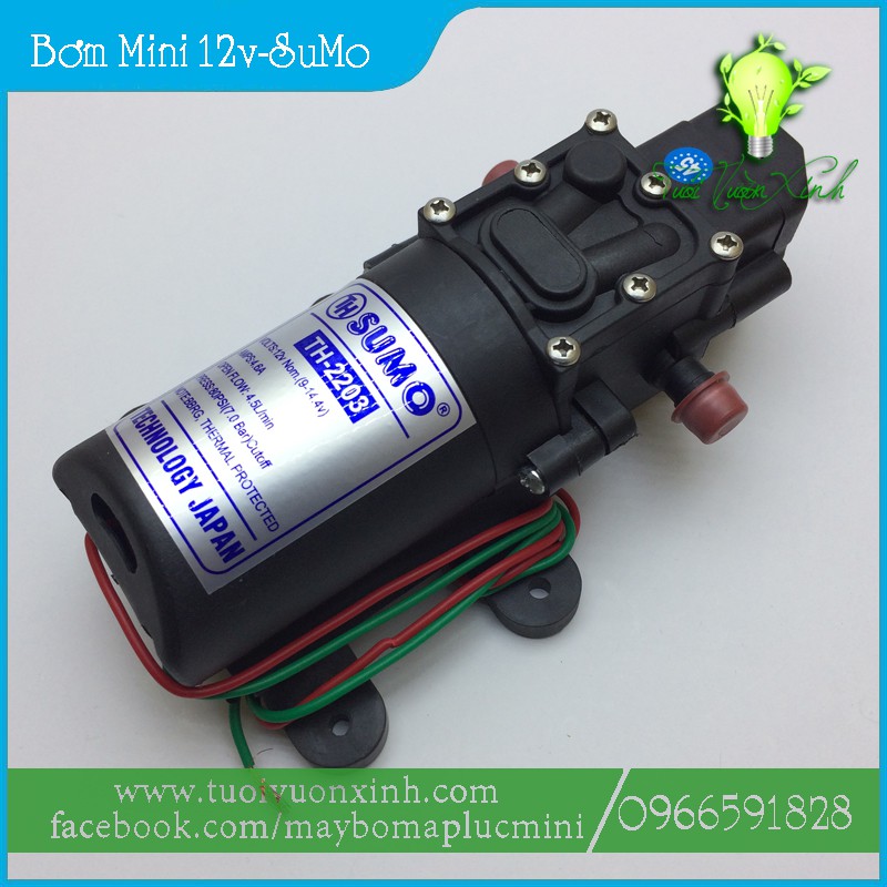 Combo 5 Máy Bơm Mini 12V SuMo