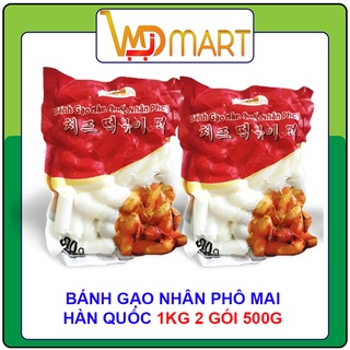 Bánh gạo hàn quốc tobokki phô mai Mir 1kg (2 gói 500g)
