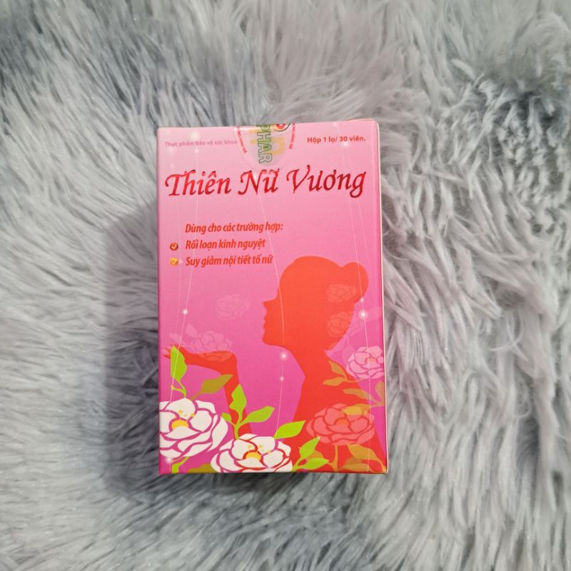 Viên uống THIÊN NỮ VƯƠNG - Giúp điều hòa kinh nguyệt, giảm khí hư huyết trắng _Hộp 30 viên