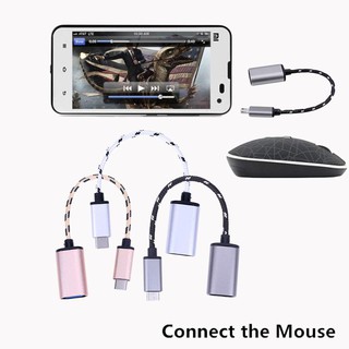 Cáp OTG đầu USB kết nối dữ liệu cho điện thoại Android 3 in 1