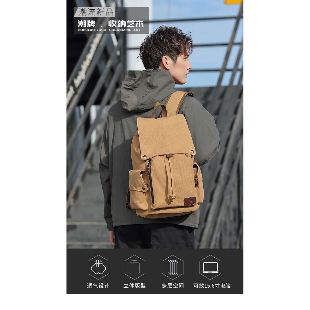 Balo Đựng Laptop Cỡ Lớn 15.6 Inch Thời Trang | BigBuy360 - bigbuy360.vn