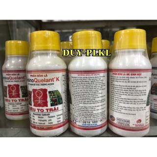 Phân bón lá Growmore Amino Quelant K - siêu to trái - 100ml. Phân bón giúp to trái Kali.