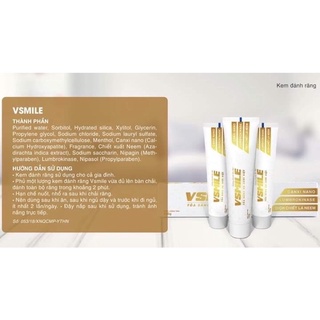 Vsmile kem đánh răng thảo dược   [ Hàng chính hãng Vinalink Group ]