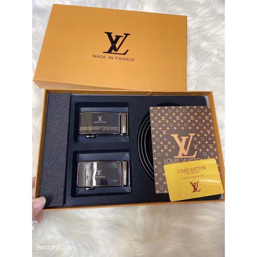 Thắt Lưng Nam Da Cao Cấp, khóa tự động mạ kim sang trọng MSP235