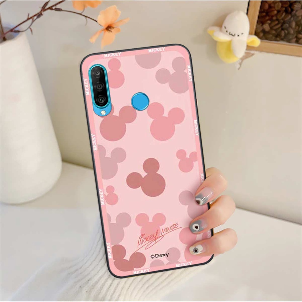 Ốp lưng điện thoại Huawei Nova 4e / P30 Lite hình mic key min nie mouse thời trang, vỏ ốp rẻ đẹp