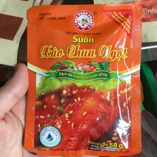 Xốt gia vị hoàn chỉnh sườn xào chua ngọt 50g