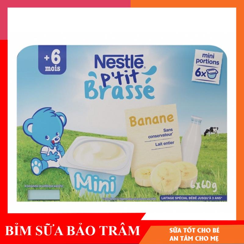 Sữa chua nguội Nestlé P'tit Brasse(lốc 6x60g)
