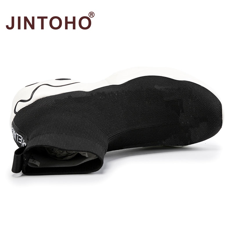 Giày Bốt Thể Thao Phối Tất Màu Đen Thời Trang 2022 Chất Lượng Cao Cho Cặp Đôi